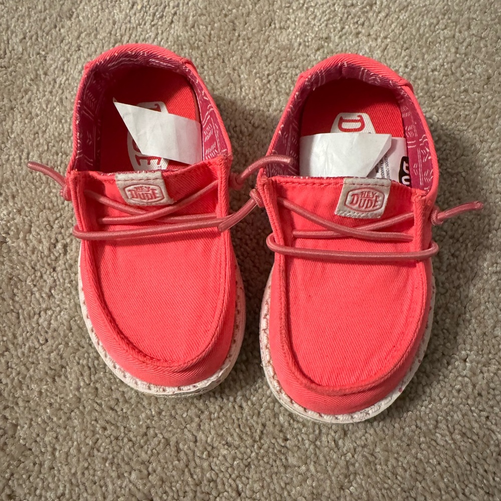 Hey Dude Toddler Pink Shoes